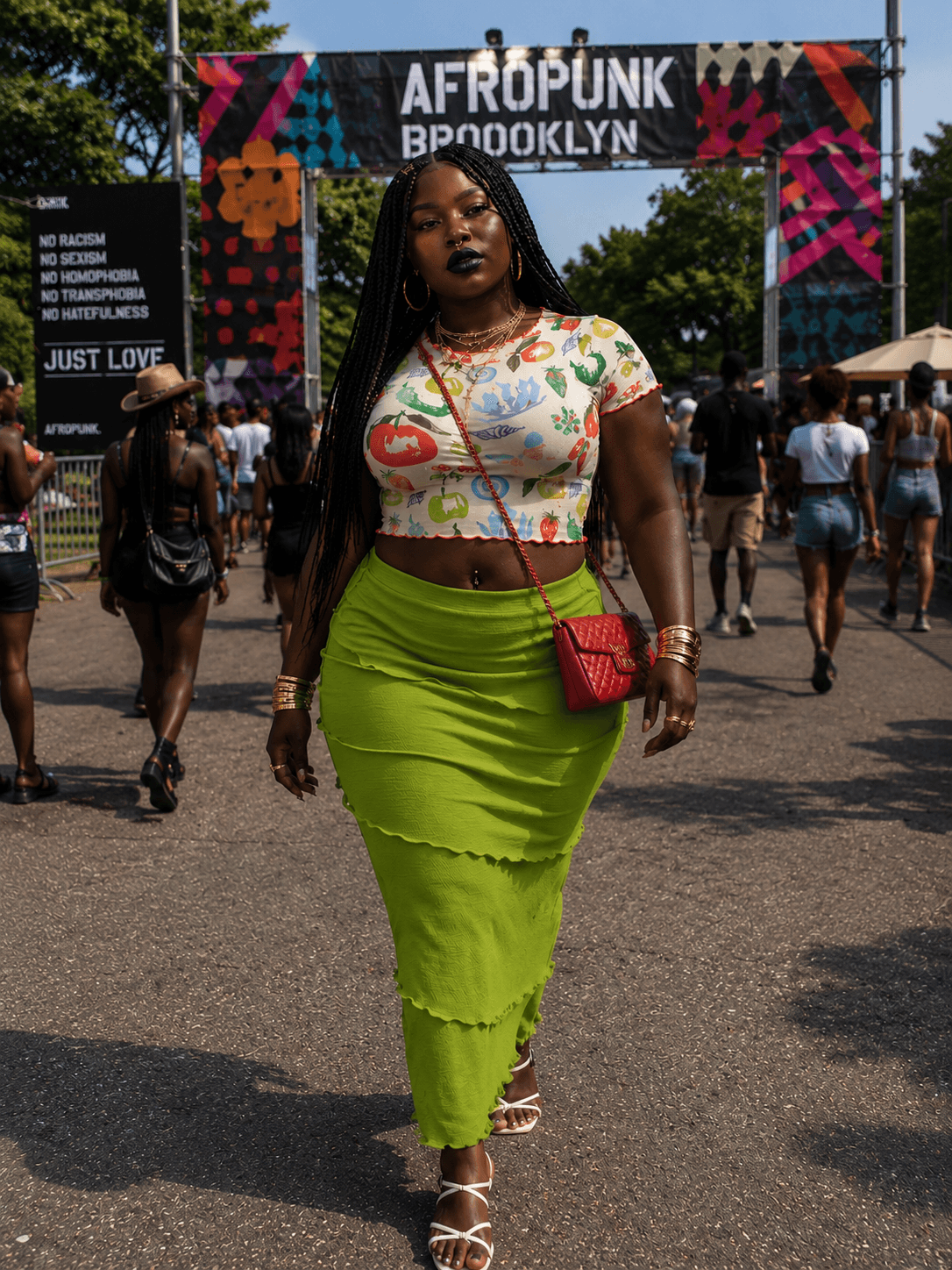 Lime Green Festival Set